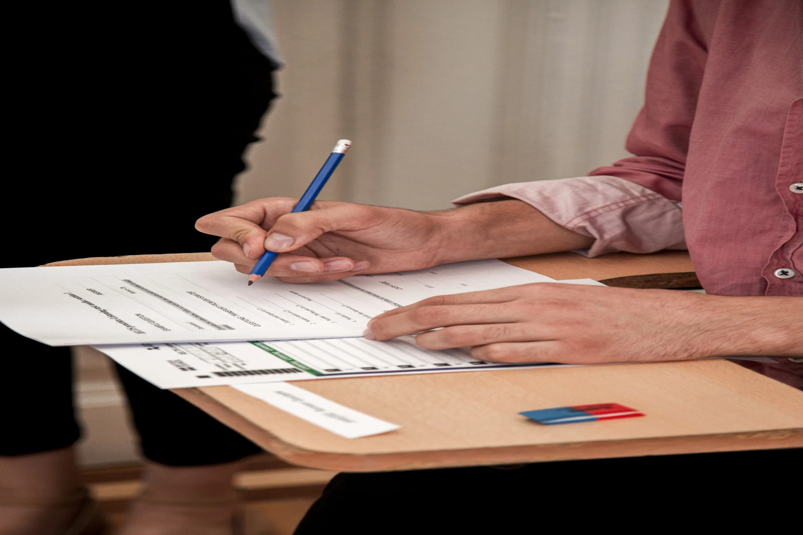 taking examination job application form filling 1